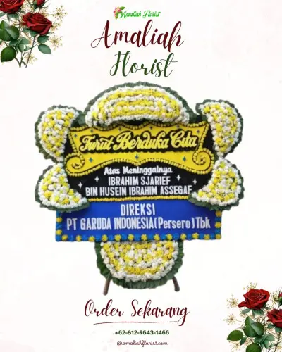 Papan Bunga Duka di Cibaduyut Wetan